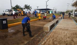Las autoridades contin&uacute;an con las labores de limpieza tras el paso del hurac&aacute;n Beryl por RD