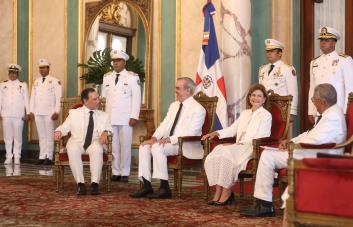 El presidente Abinader recibe las cartas credenciales de siete nuevos embajadores