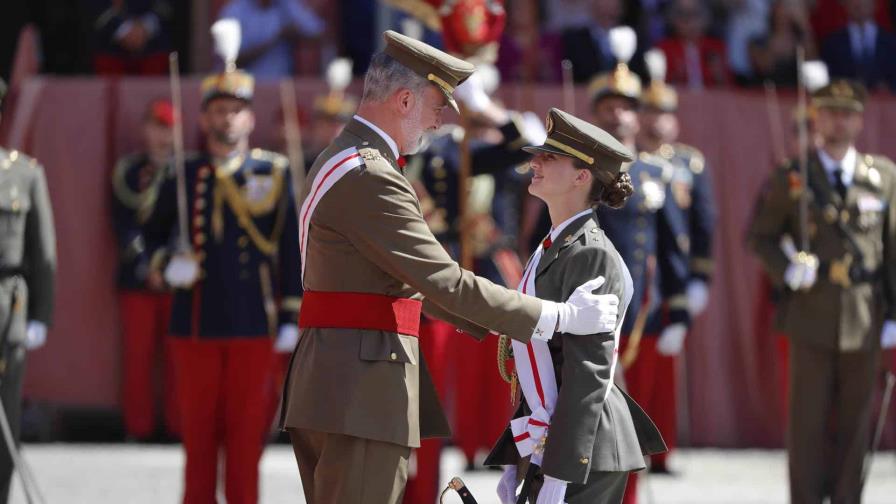 La Princesa Leonor de España acaba parte de su formación militar con el grado de alférez