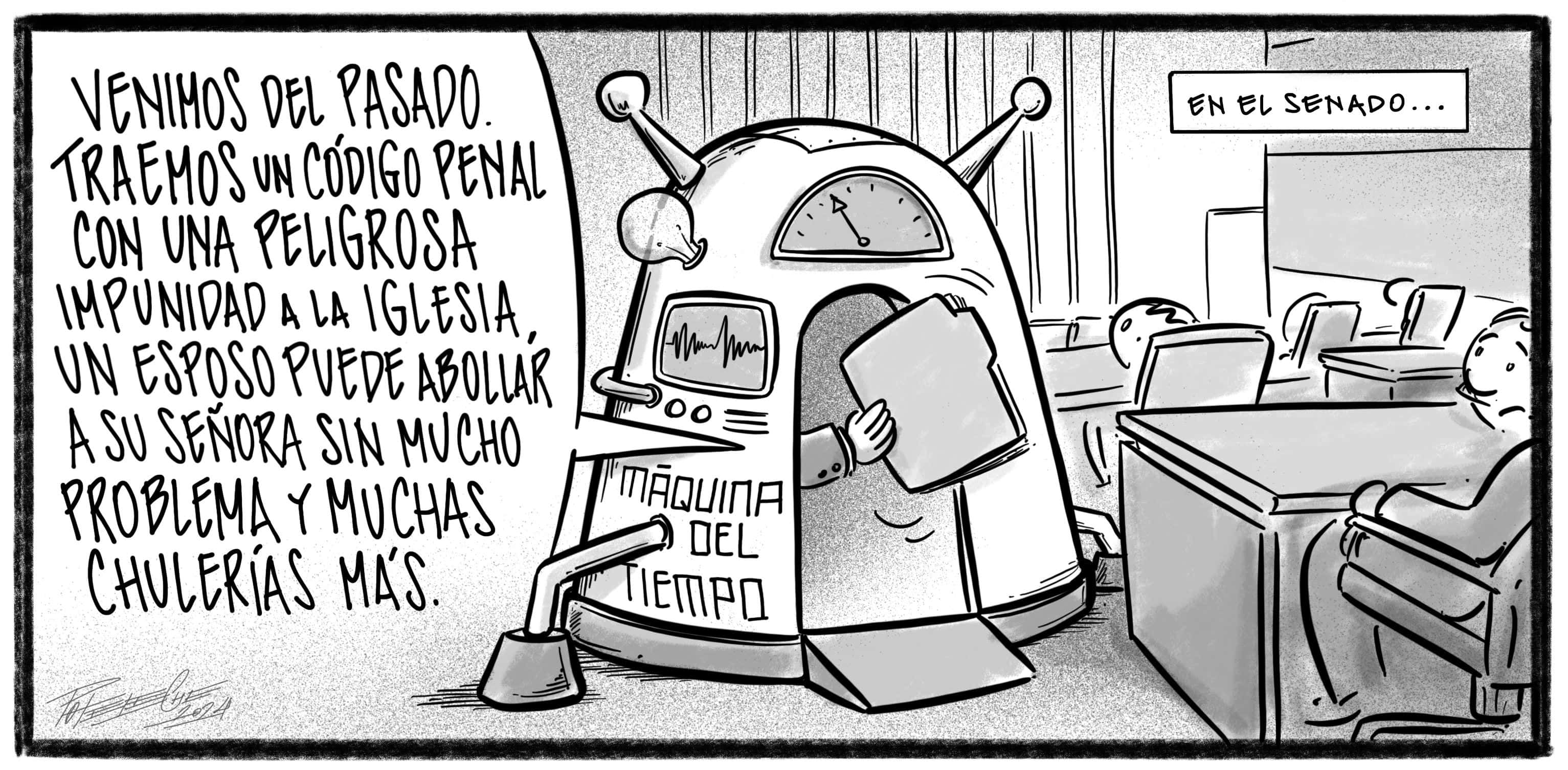 Caricatura de Noticiero Poteleche 5 julio 2024