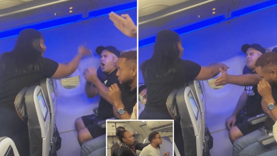 Pasajeros de JetBlue se pelean a gritos en un vuelo con destino al aeropuerto del Cibao