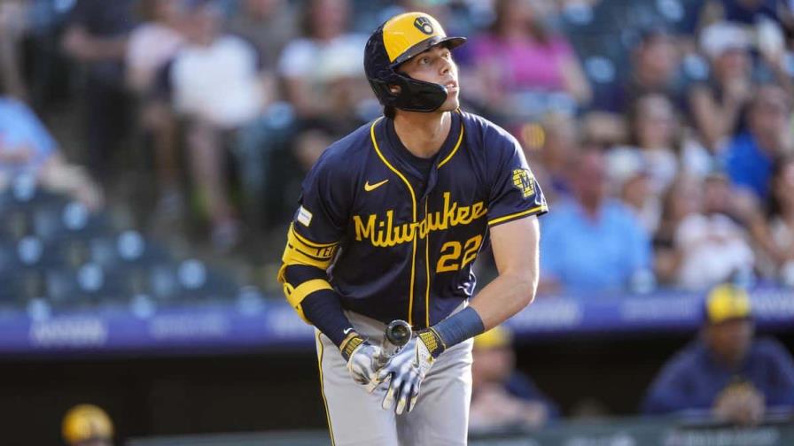 Yelich conecta jonrón en el primer inning de una blanqueada de Cerveceros ante Rockies