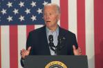 Biden dice que solo abandonará la contienda electoral si el Todopoderoso baja y se lo pide