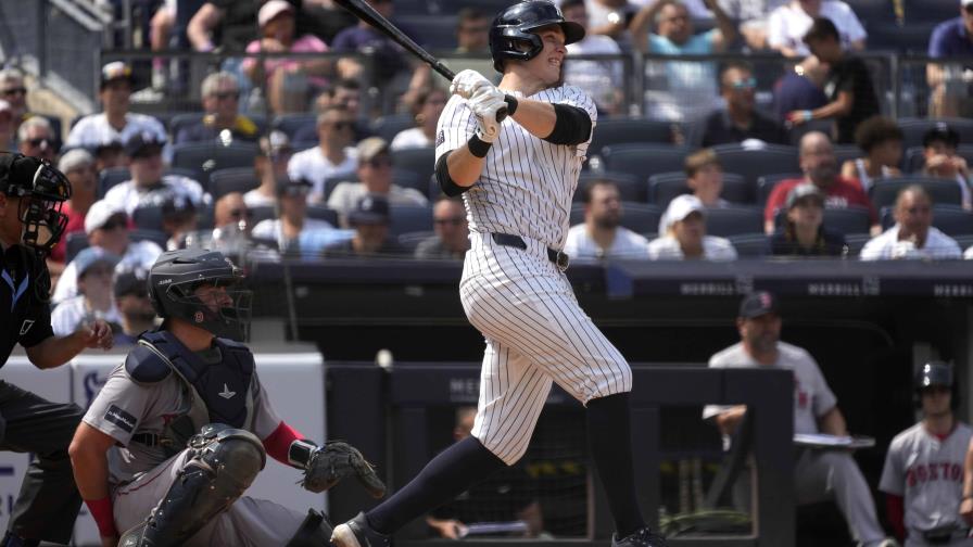 Novato Ben Rice batea tres jonrones en triunfo de Yankees ante Medias Rojas