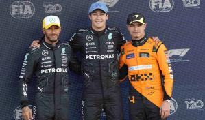 Russell supera a Hamilton y saldrá primero en el GP Británico; Norris iniciará tercero