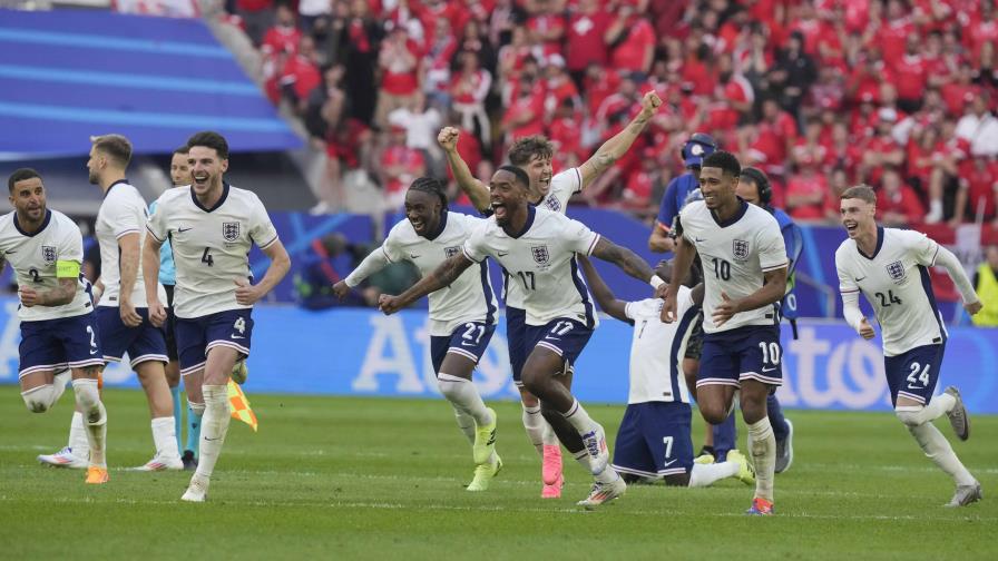 Inglaterra vence en penales a Suiza y avanza a semifinales de la Eurocopa