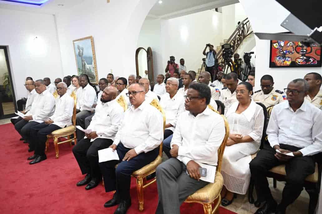 Ceremonia de reflexión y recuerdo en memoria del presidente Jovenel Moïse.