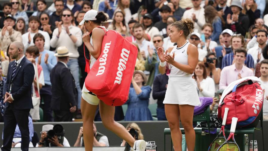 Paolini avanza a cuartos de Wimbledon tras retiro de Keys en el tercer set por lesión