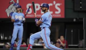 Langford y Heim batean 4 hits cada uno en paliza de Rangers ante Rays para completar barrida