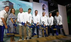 El presidente Abinader inaugura muelle auxiliar e inicia construcción de terminal para combustibles