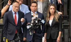 Karen Read la estadounidense acusada de asesinar a su novio, un exoficial de policía de Boston