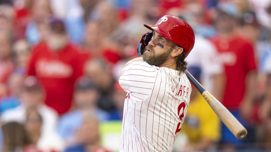 Filis reincorporan a Harper y Schwarber de la lista de lesionados antes de serie contra Dodgers