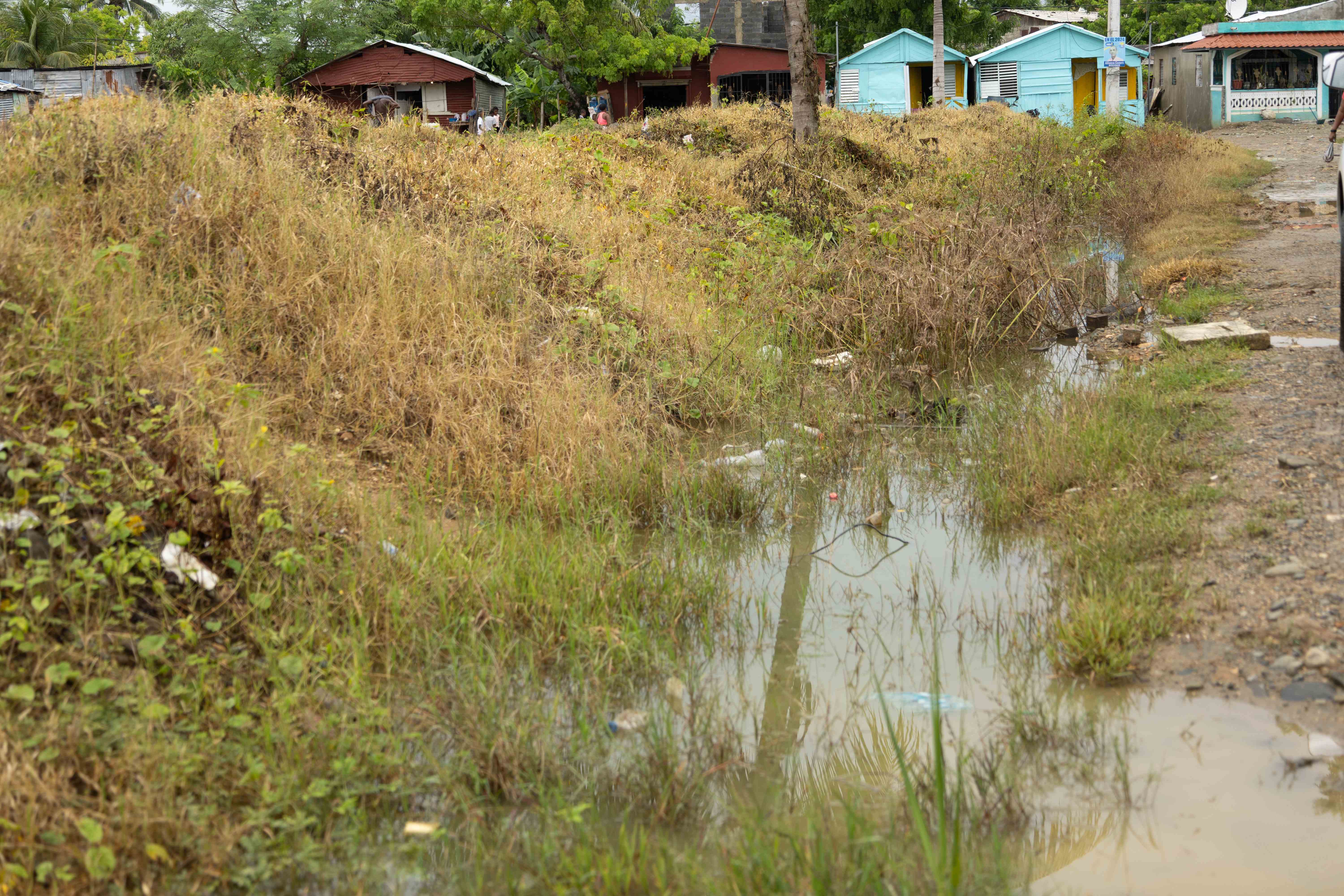 El agua no circula.