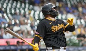 Grand slam de Bart, 1 de los 5 jonrones de Piratas en su paliza a Cerveceros