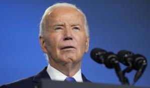 Biden abre ronda de preguntas diciendo Trump al referirse a su vicepresidenta