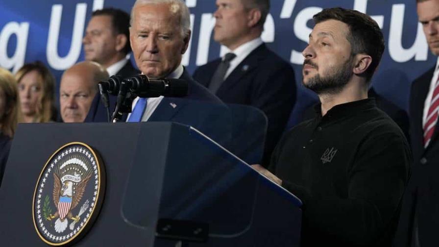 Líderes de la OTAN le restan importancia al lapsus de Biden: Todos nos equivocamos