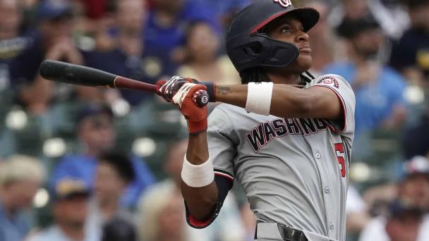 Abrams logra jonrón agónico y Nacionales remontan para vencer 6-5 a Cerveceros