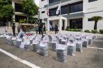 La DNCD se incauta de 918 paquetes de presunta cocaína en un contenedor de banano