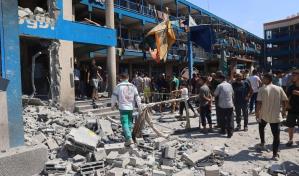 Varios muertos en un bombardeo israelí a escuelas de la franja de Gaza