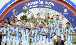 Sin Messi, Argentina conquista su 16ta Copa América al vencer 1-0 a Colombia en una caótica final