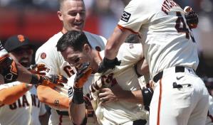 Yastrzemski define con triple y anotada en la 9na el triunfo de los Gigantes 3-2 frente a Mellizos
