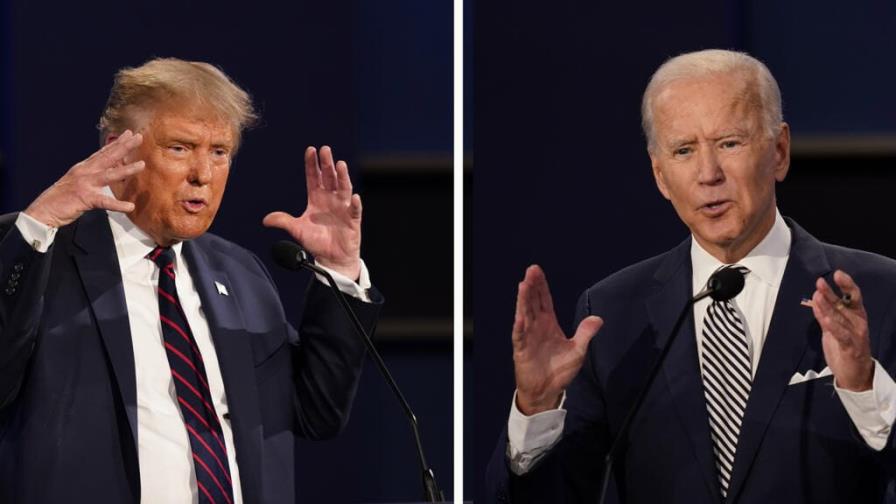 Joe Biden aislado frente a un Donald Trump victorioso