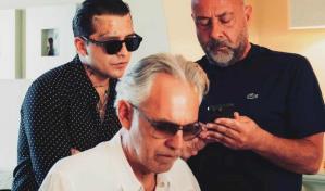 Christian Nodal canta por primera vez con Andrea Bocelli en concierto aniversario del tenor