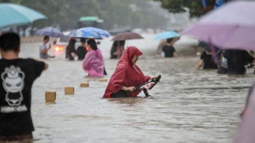 Las autoridades del centro de China emiten la alerta más elevada por fuertes lluvias