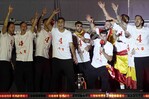 Celebración de Euro de jugadores de España llevan a Gibraltar a imponer queja ante UEFA Celebración de Euro de jugadores de España llevan a Gibraltar a imponer queja ante UEFA