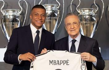 Kylian Mbappé firma su contrato con el Real Madrid en la Ciudad Deportiva