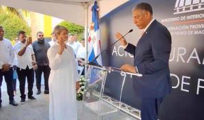 Juramentan a Yovanny Agustina como nueva gobernadora en San Pedro de Macor&iacute;s