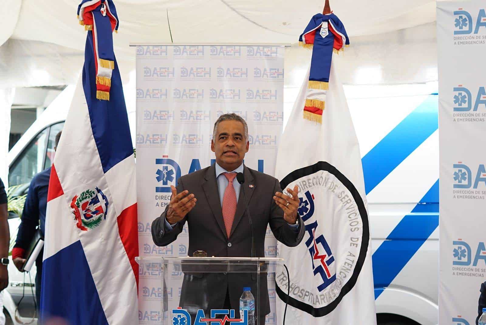 El ministro de la Presidencia, Joel Santos.
