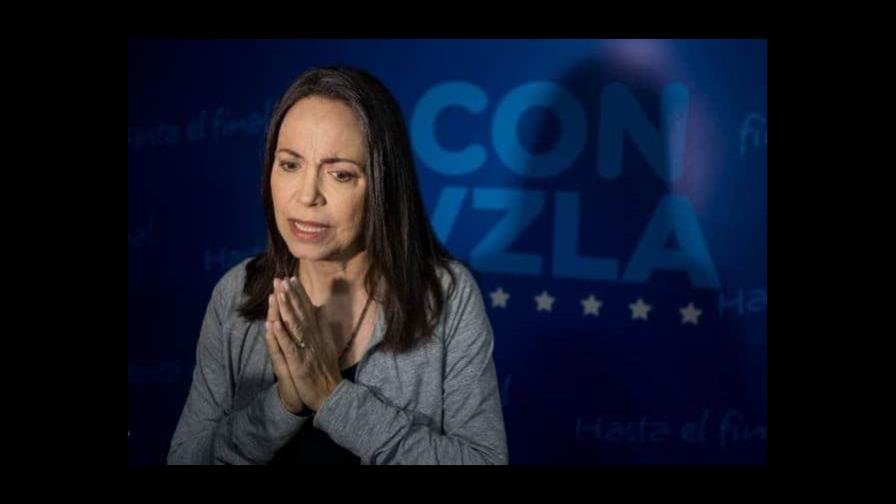 Corina Machado dice que Maduro apela a la fuerza bruta ante ventaja electoral del antichavismo