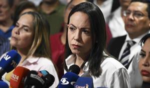 María Corina Machado denuncia un atentado contra ella y su equipo