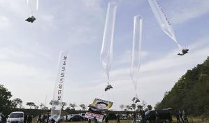 Corea del Norte vuelve a enviar globos con desechos al Sur