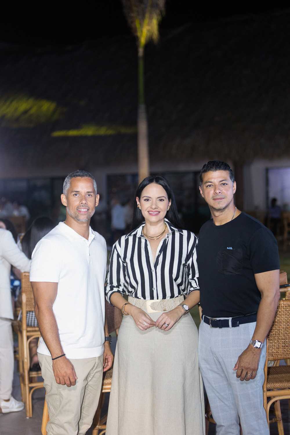 Victor Ramírez, Laura Pimentel y Gustavo Tavarez.