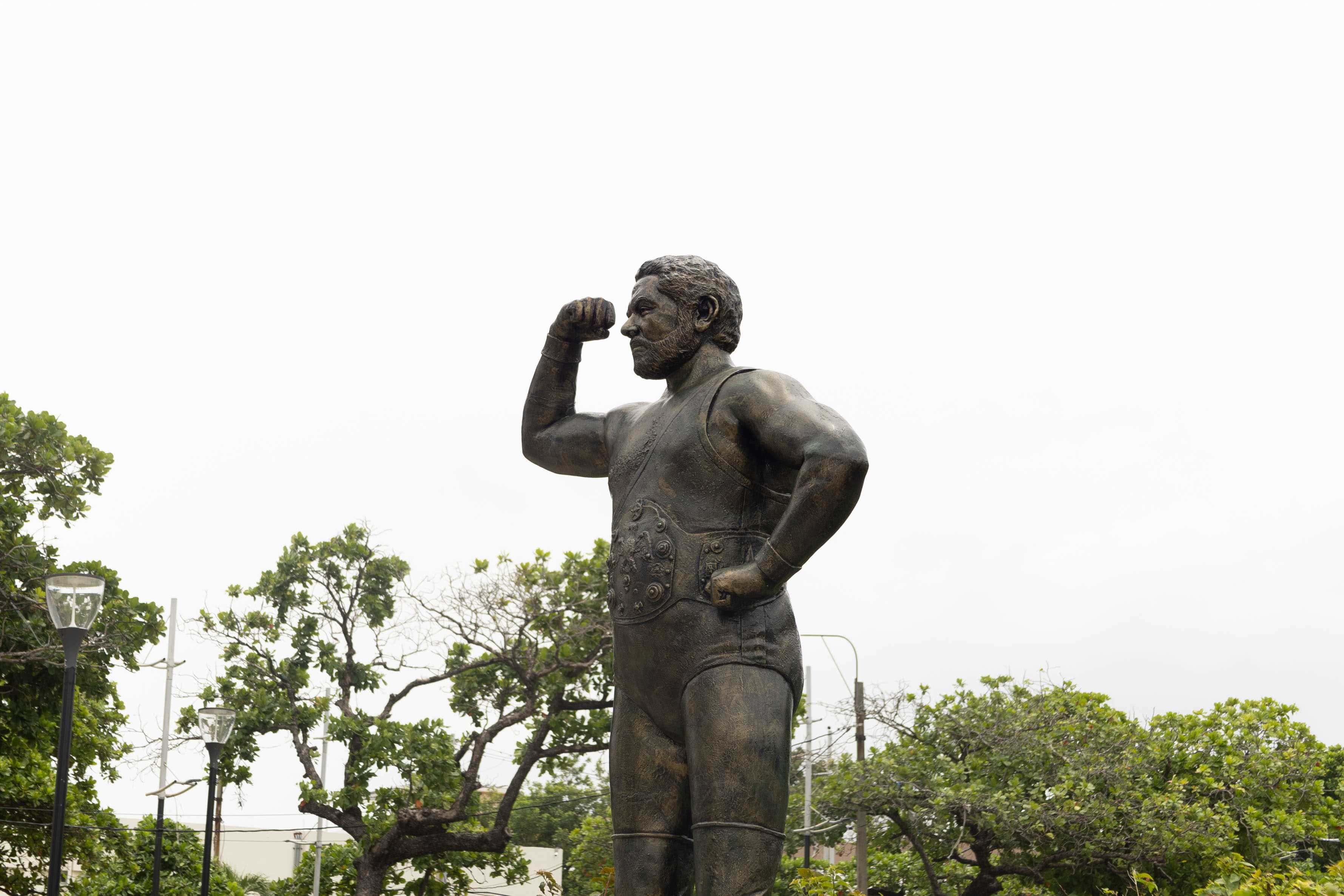 Estatua de Jack Veneno. 