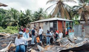Mived reconstruirá viviendas afectadas por incendio en La Puya de Arroyo Hondo