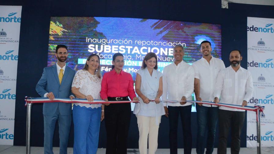 Raquel Peña encabeza inauguración de obras en las provincias Monseñor Nouel y Espaillat