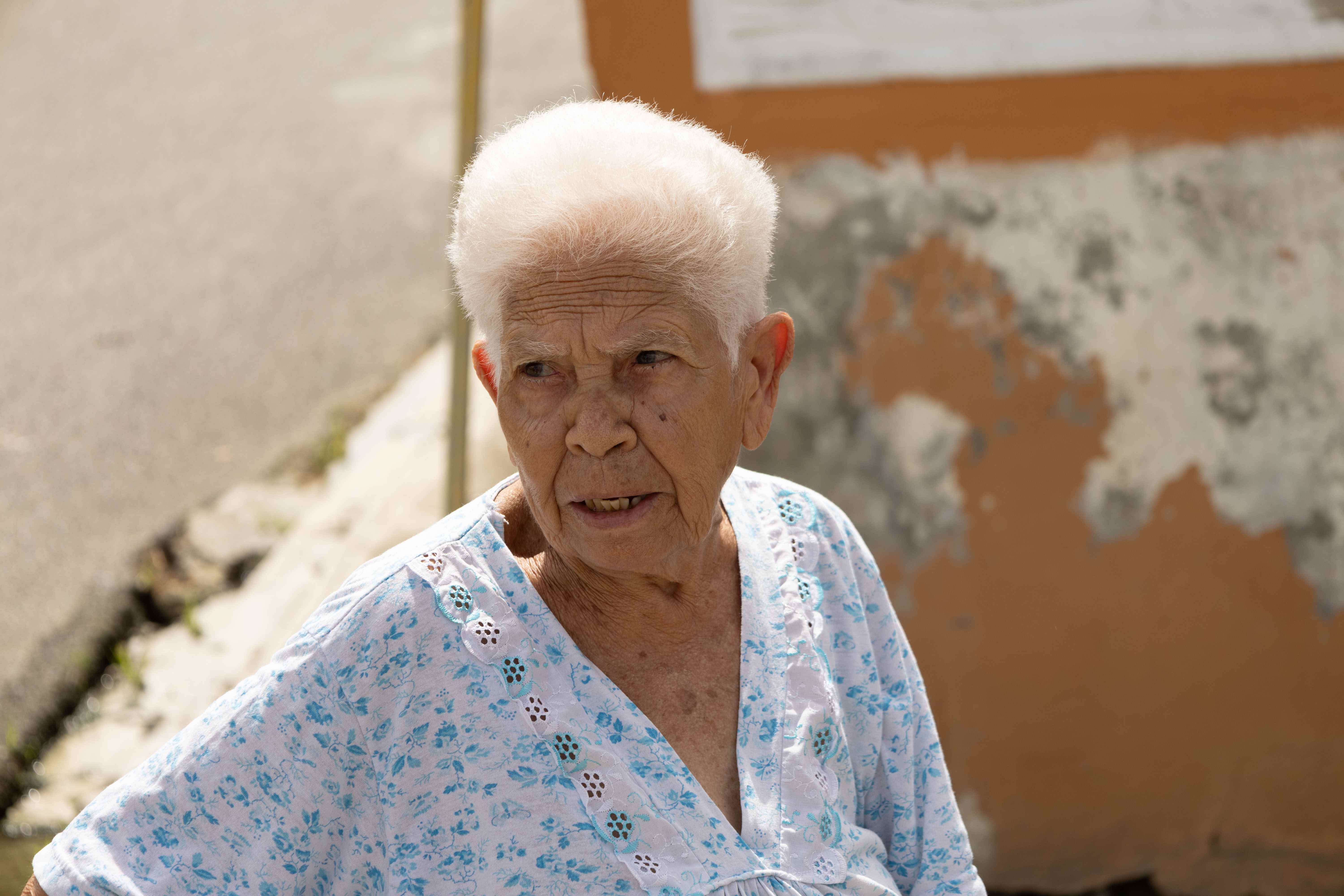 María Altagracia Liriano, afectada.