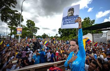 María Corina Machado llegó, vio y venció en Maturín, en el noreste de Venezuela