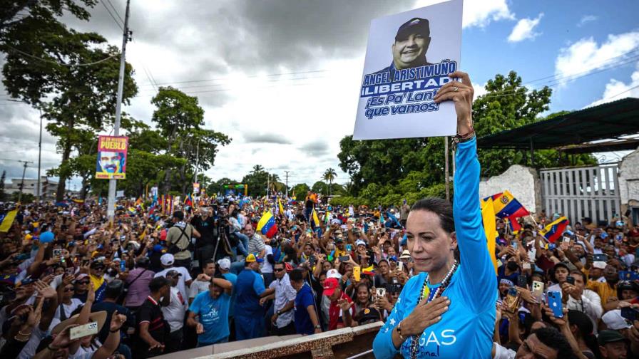 María Corina Machado llegó, vio y venció en Maturín, en el noreste de Venezuela