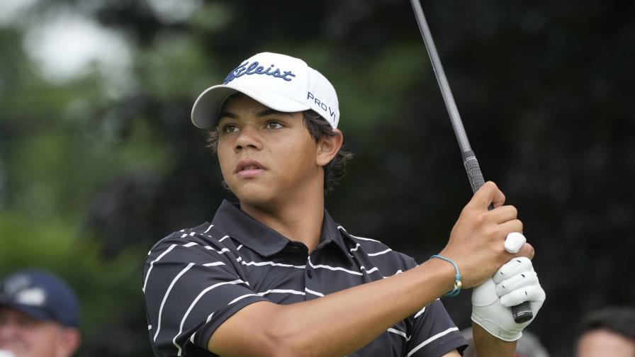 Charlie, el hijo de Tiger Woods registra un 12 sobre 82 en el US Junior Amateur en Oakland Hills