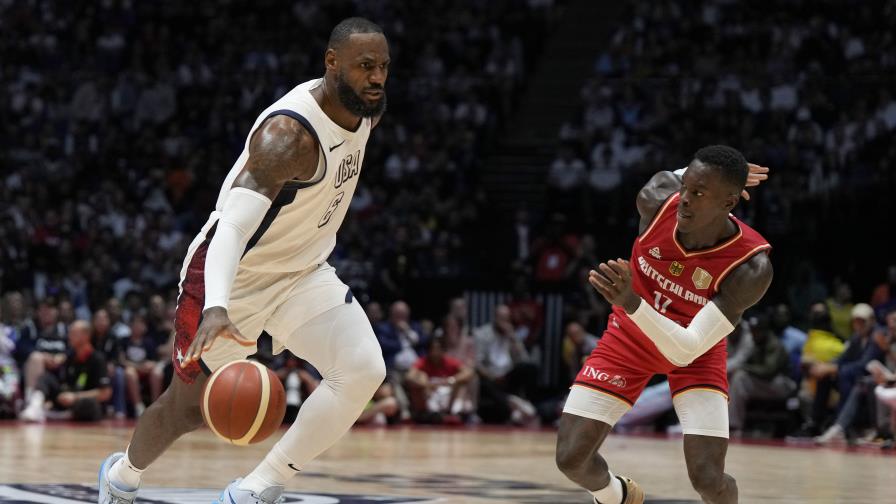 LeBron James anota los últimos 11 puntos de EE.UU. en triunfo sobre Alemania