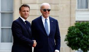 Presidente de Francia saluda la valentía y el sentido del deber de Biden