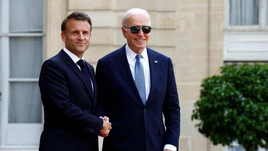 Presidente de Francia saluda la valentía y el sentido del deber de Biden