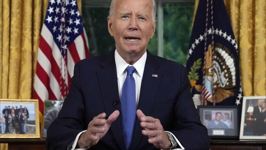 Biden hace llamado a defender la democracia y expone motivos para abandonar la contienda electoral