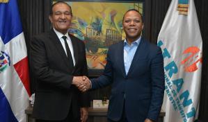 Milton Morrison se reúne con Antonio Marte tras asumir la dirección del Intrant