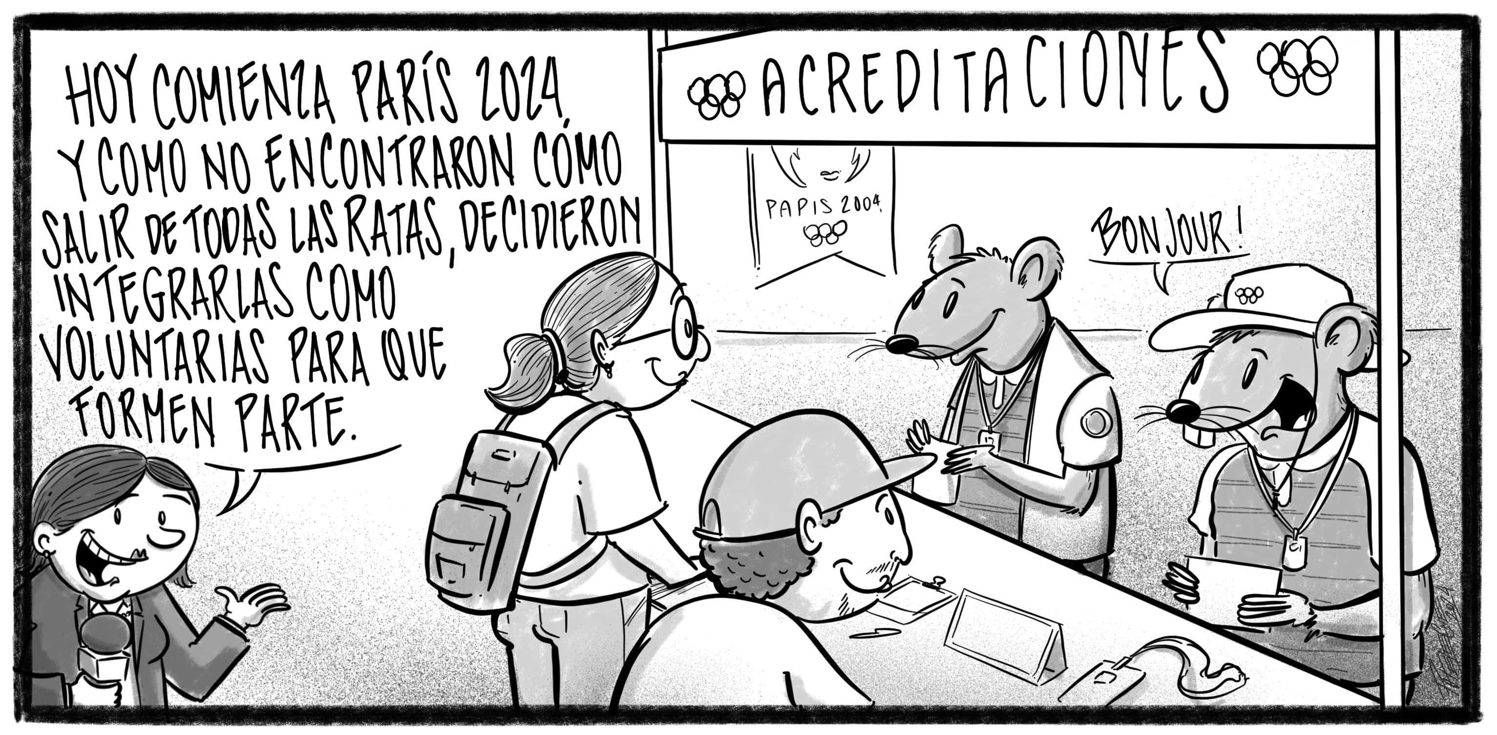 Caricatura de Noticiero Poteleche 26 julio 2024