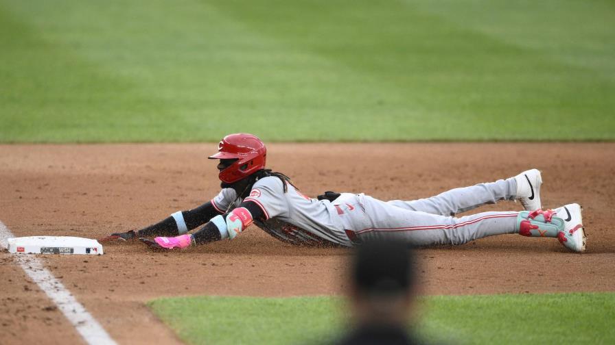 Cuatro extrabases de Elly de la Cruz dan triunfo a Rojos 10-3 sobre los Marlins